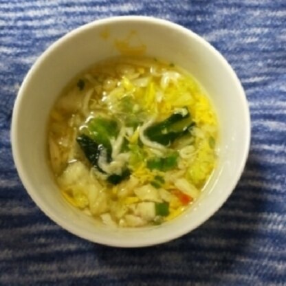 はじゃじゃちゃん✨小松菜と卵のスープ美味しかったです✨( ≧∀≦)ノリピにポチ✨✨いつもありがとうございます( ≧∀≦)ノ
